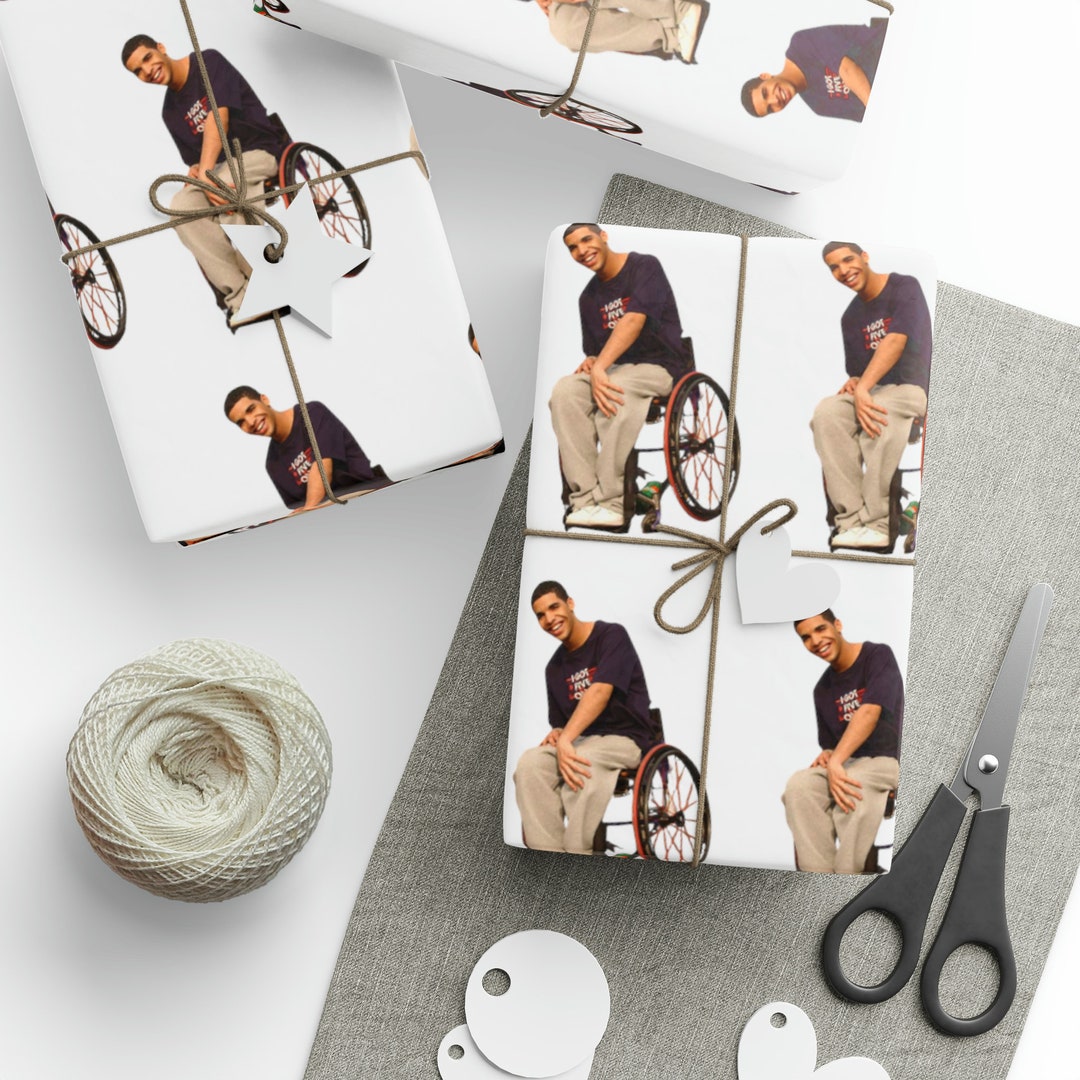 Drake Jimmy Wrapping Paper, Drake Gift Wrap, Drake Birthday Gift Paper