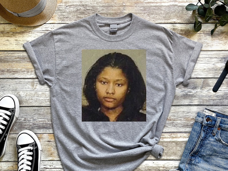 Nicki Minaj Mug Shot Shirt, Nicki Minaj Tour Merch, Nicki Mugshot Shirt, Nicki Minaj Tshit, Premium Unisex Shirt, Nicki Minaj Shirt image 4