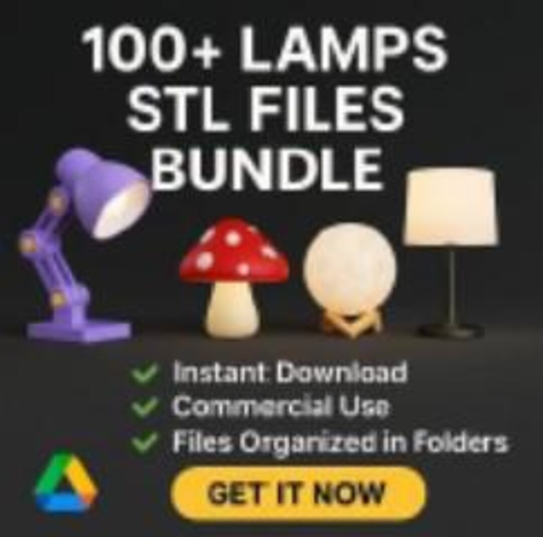 100+ Lamps STL Pack - Etsy