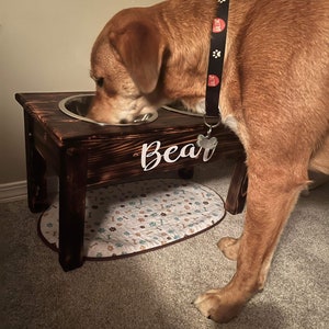 Dog / Cat Bowl Stands - Personalized