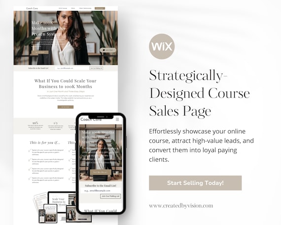 A closer look at Wix Websites With Appealing Landing Pages