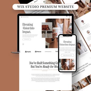 Modello di sito web WIX STUDIO Premium per consulenti, strumenti per consulenti, attività di consulenza, siti web di agenzie, sito web di consulenza per agenzie, lead