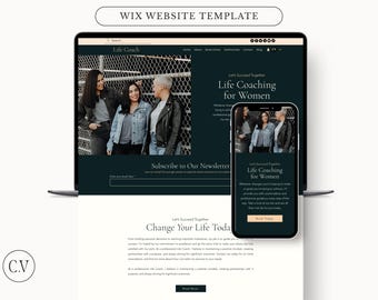WIX Website Template | Website für Reisebus | Makler Website | Ästhetisch ansprechende professionelle Website | Offizielle Webseite