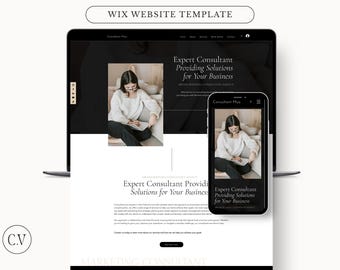 WIX Website Template, Website Theme, Web Design
