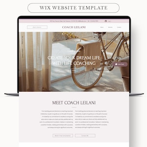 WIX Website Template, Consultant Website Template, WIX Consulting Website, WIX Template Coach, Wellness, Business, Website Design Coach