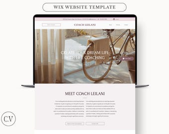 WIX Website Template, Consultant Website Template, WIX Consulting Website, WIX Template Coach, Wellness, Business, Website Design Coach