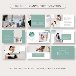 80+ CANVA PowerPoint Template, PPT, PowerPoint Business, Infographic, Modern PowerPoint Deck, Minimal and Clean Design, PowerPoint Design