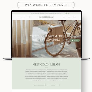 WIX Website Template, Consultant Website Template, Consulting Website, WIX Template Coach, Wellness, Business, Website Design Coach, Boho