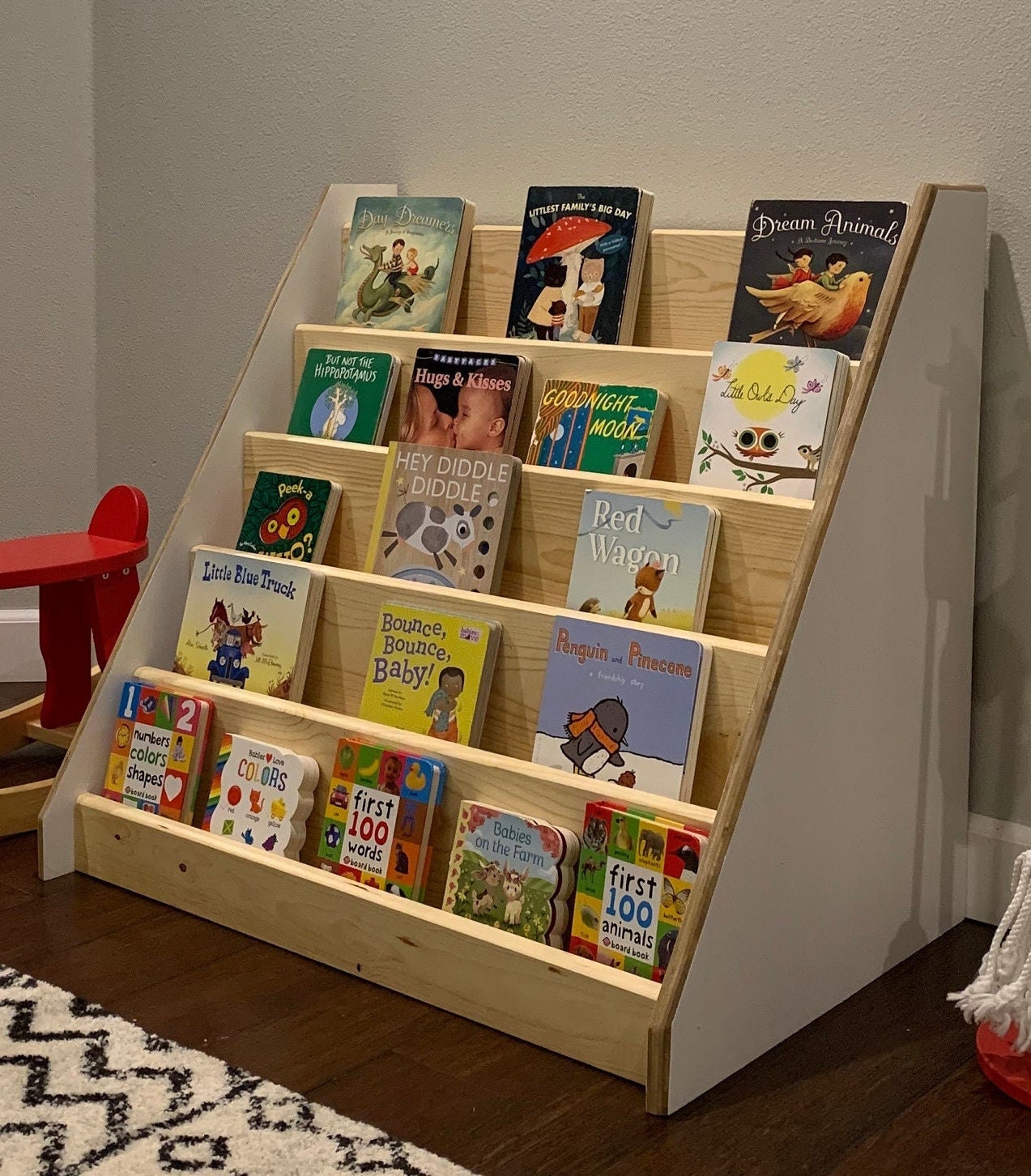Puzzle Storage and Bookcase printable DIY Tutorial 