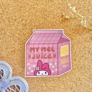 My Mel Juice Box - Kawaii Sticker - Waterproof - Hydroflask