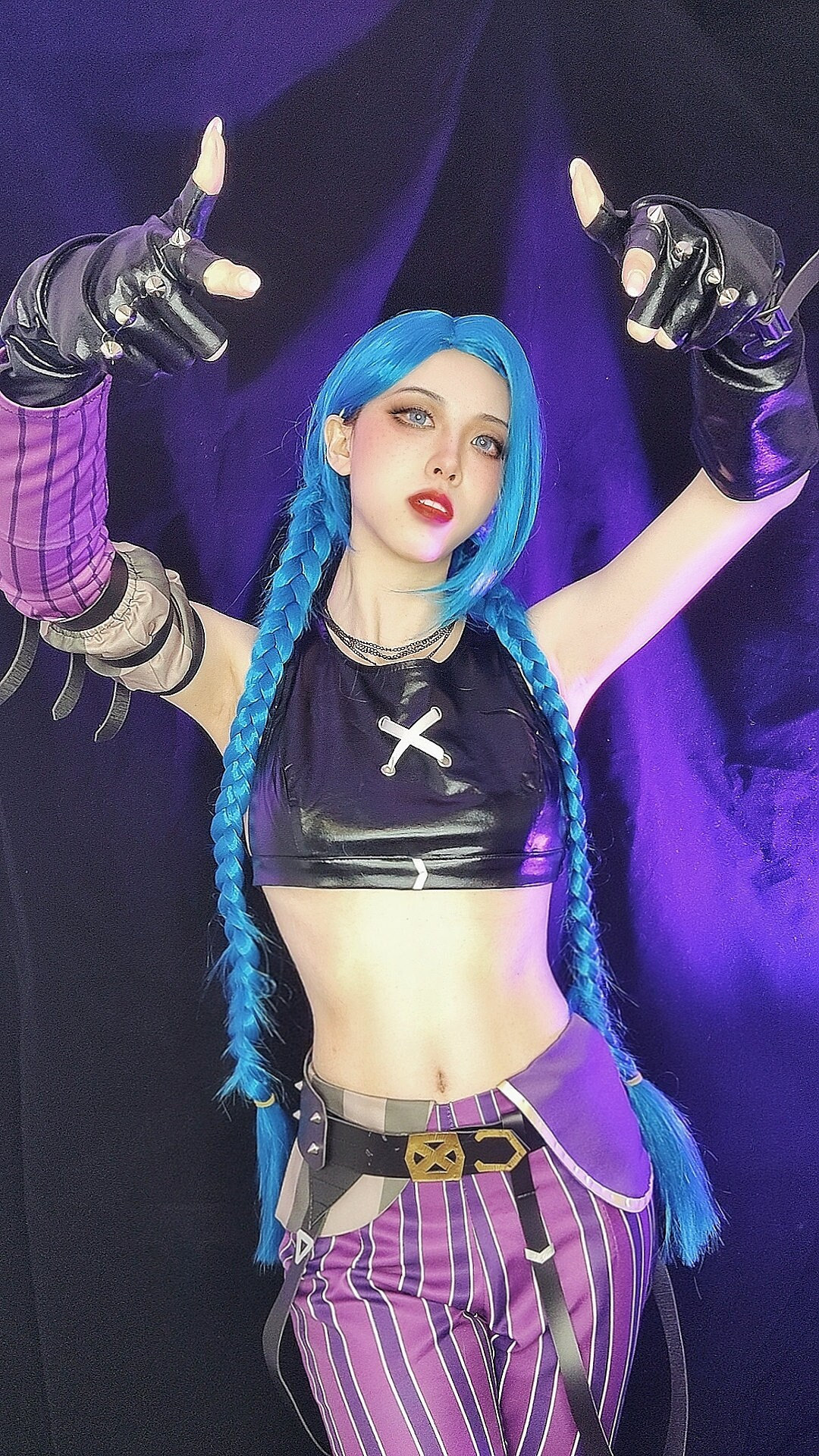 League Of Legends LOL Jinx Cosplay Costume Etsy