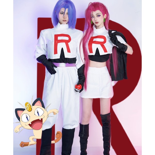 Déguisement Cosplay Anime Team Rocket James Jessie