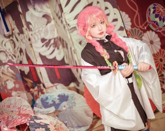 Japanisches Anime-Cosplay-Kostüm, Kimono-Outfit, Requisiten-Set für Kinder und Erwachsene