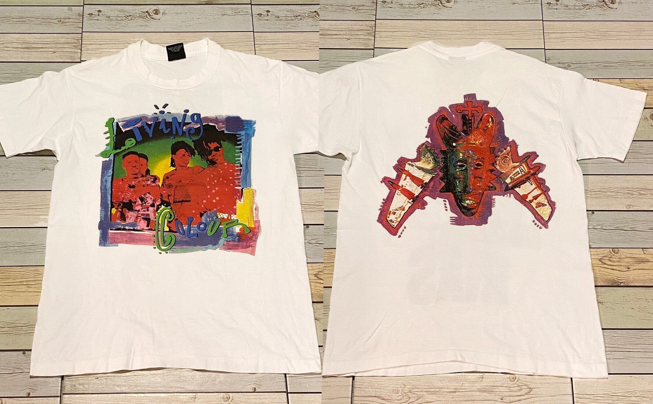 Discover 90s Living Colour Rock Band Tour T-Shirt