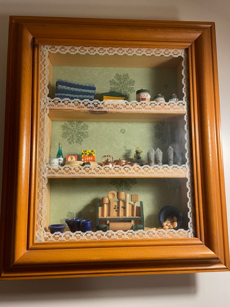 Vintage Diorama Shadow Box Etsy