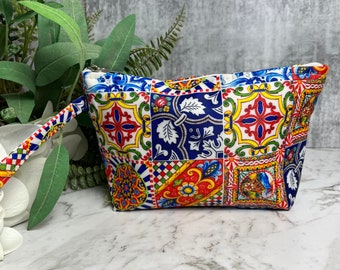 Italian Design Travel Bag | Majolica Make Up Bag