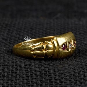 feminine starburst ring vintage aesthetic