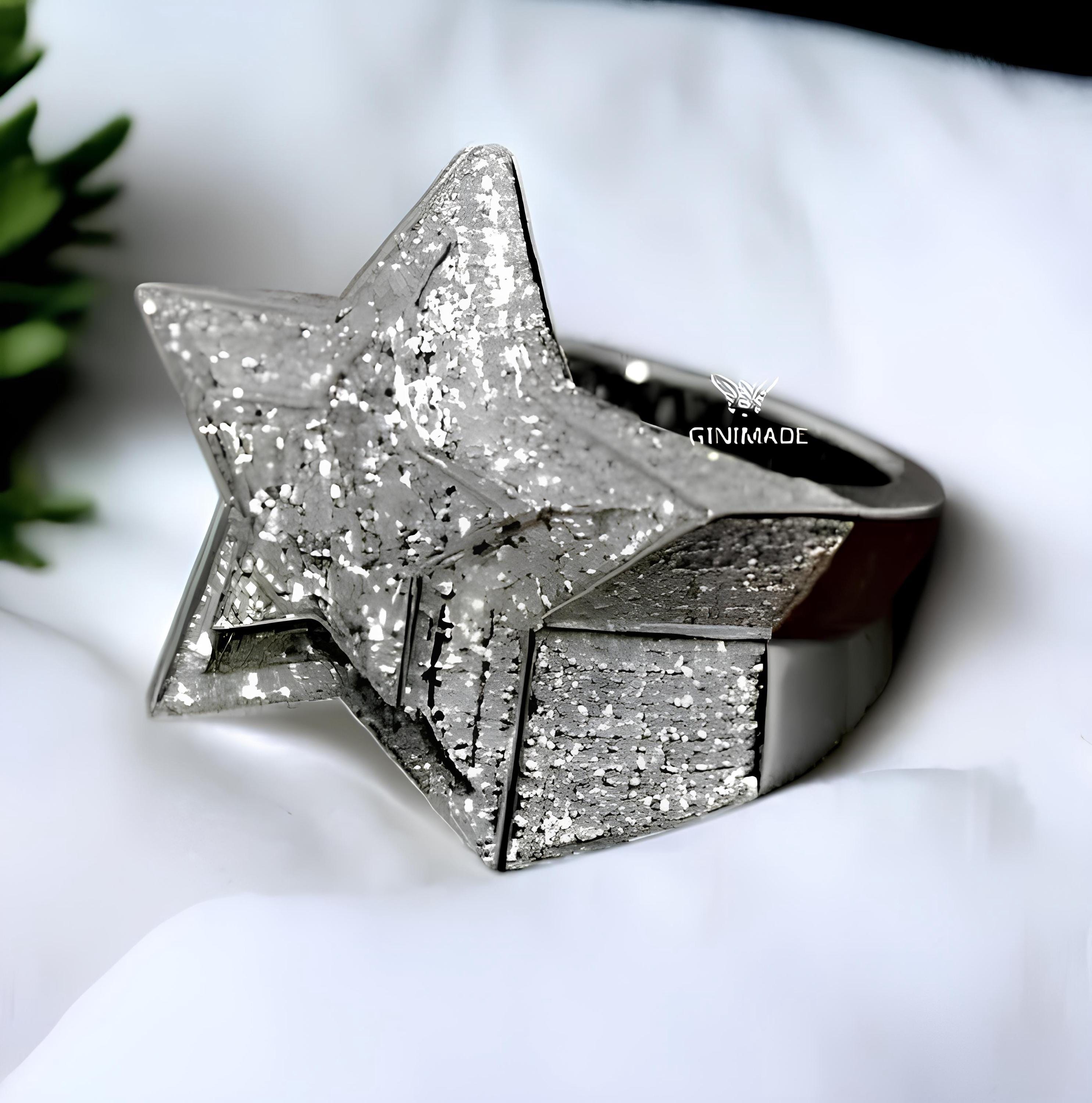 5 Point Star Diamond Ring - Etsy