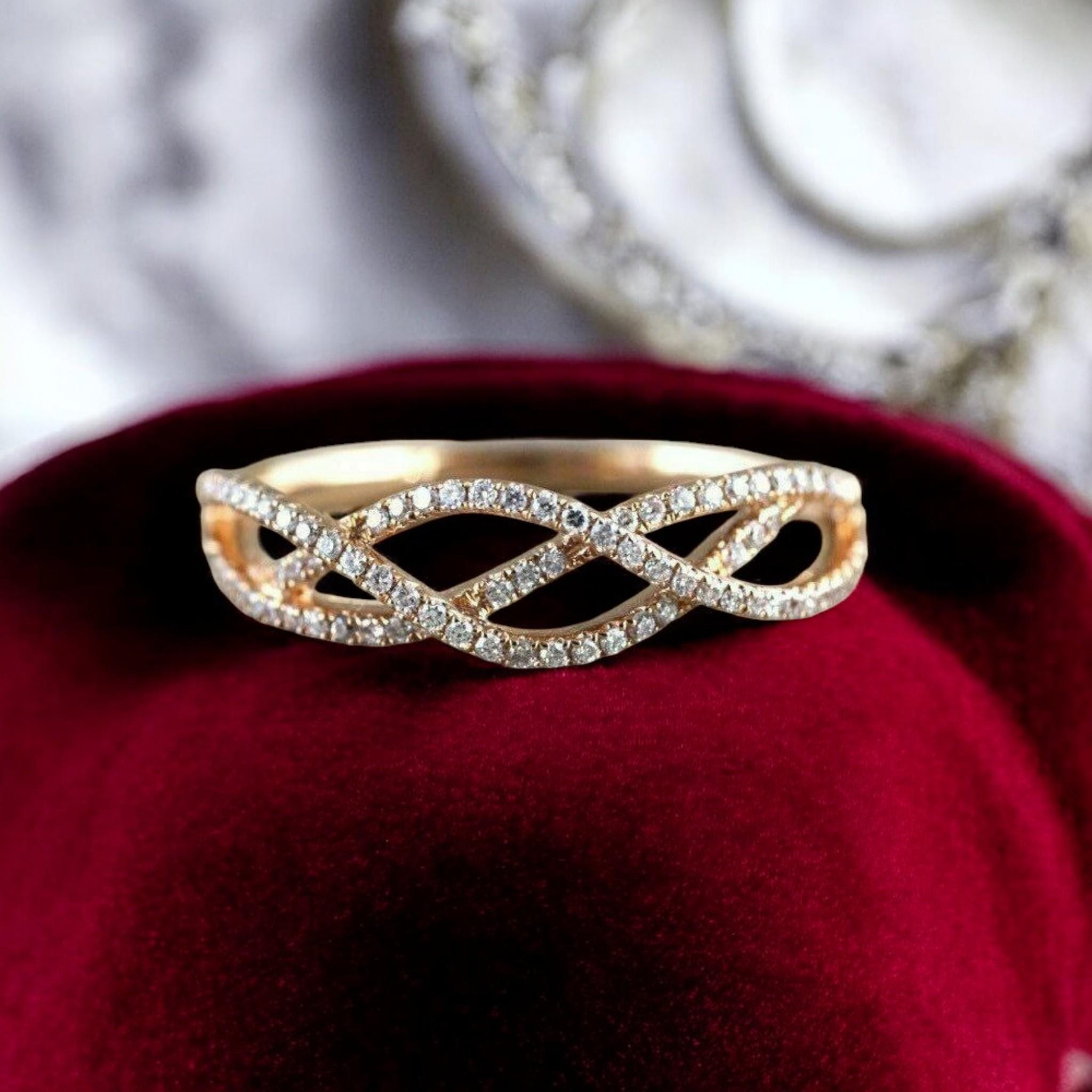 Bague Infinity En Argent 925 Réglable - Symbole Infini, Zirconium - Pour Femme/homme/couple, Cadeau Promesse, Fiançailles