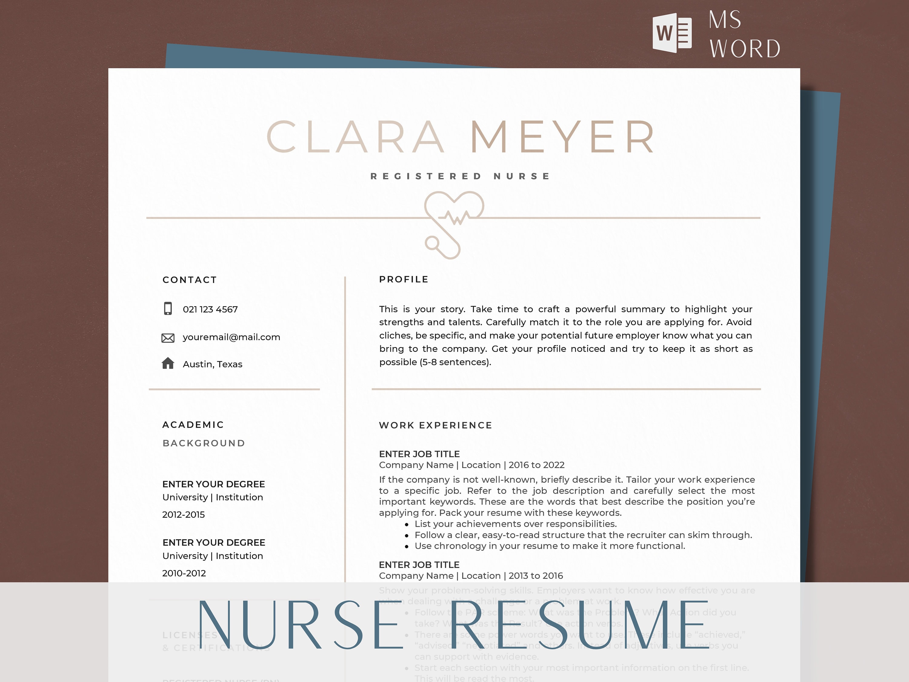 Aesthetic Nurse Resume Template - Il Fullxfull.4484664099 Ioem 