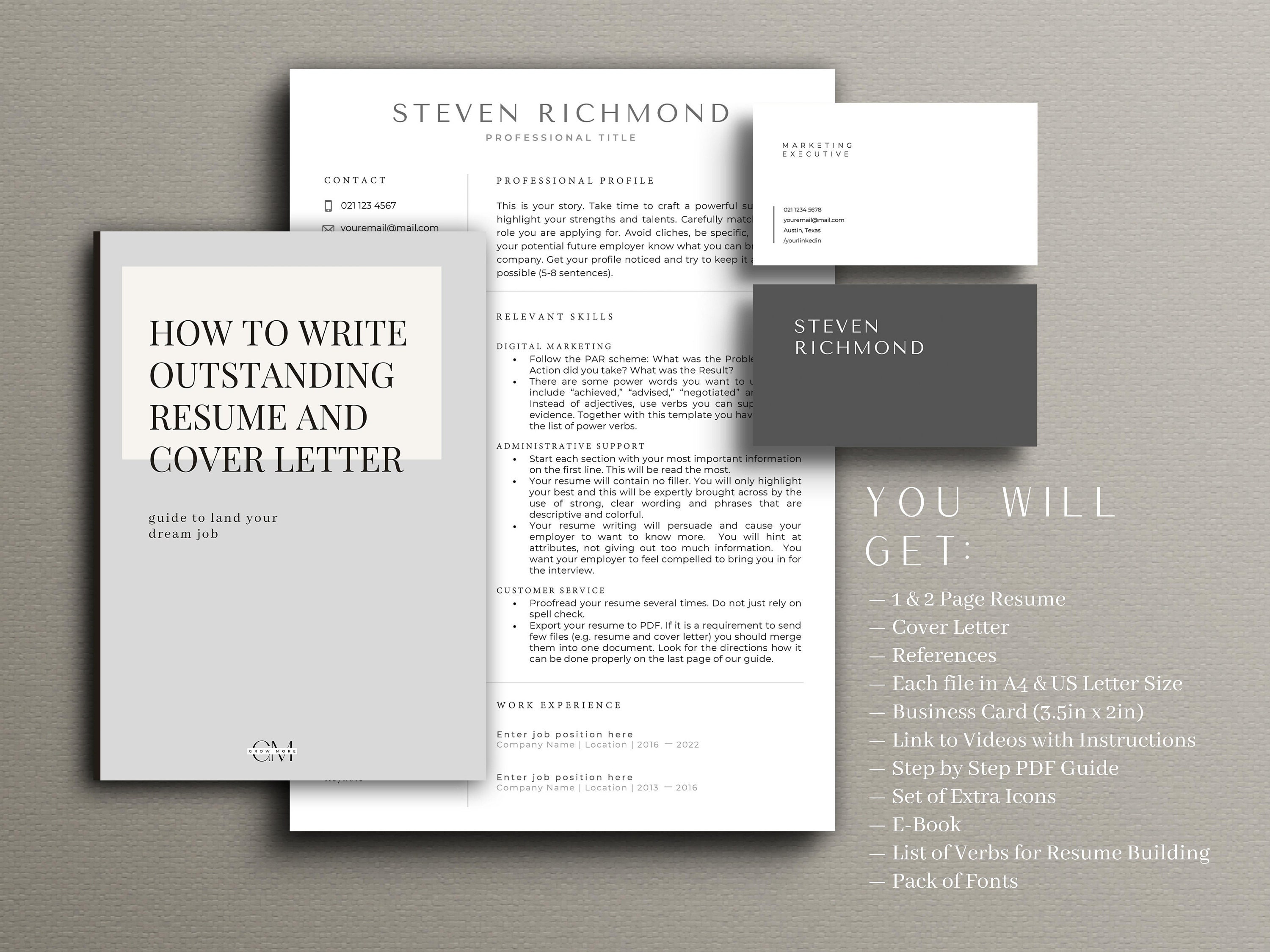 Functional Resume Skills Based, Career Change Resume With Cover Letter ...