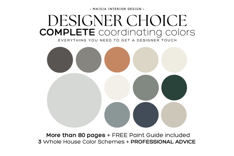 Whole House Paint Palette BENJAMIN MOORE Color Palette Paint Color