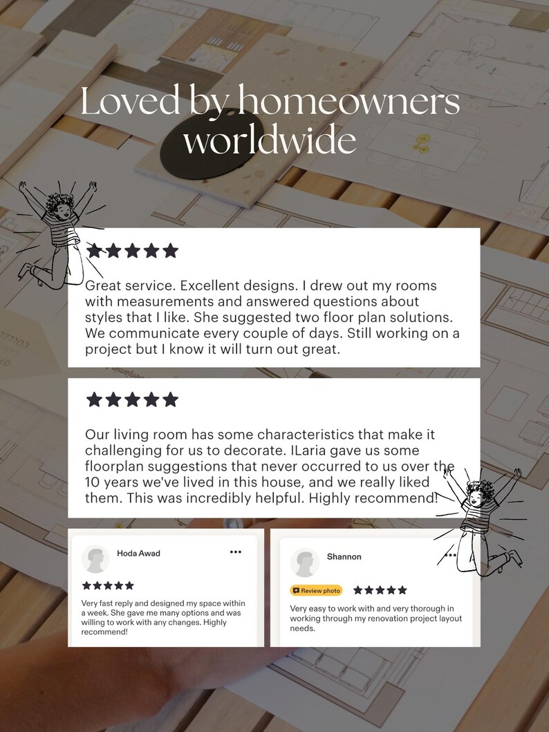 Furniture Layout Service | Custom Room Floor Plan to Scale | Personalized Interior Design Plan | Scaled Room Layout image 8
