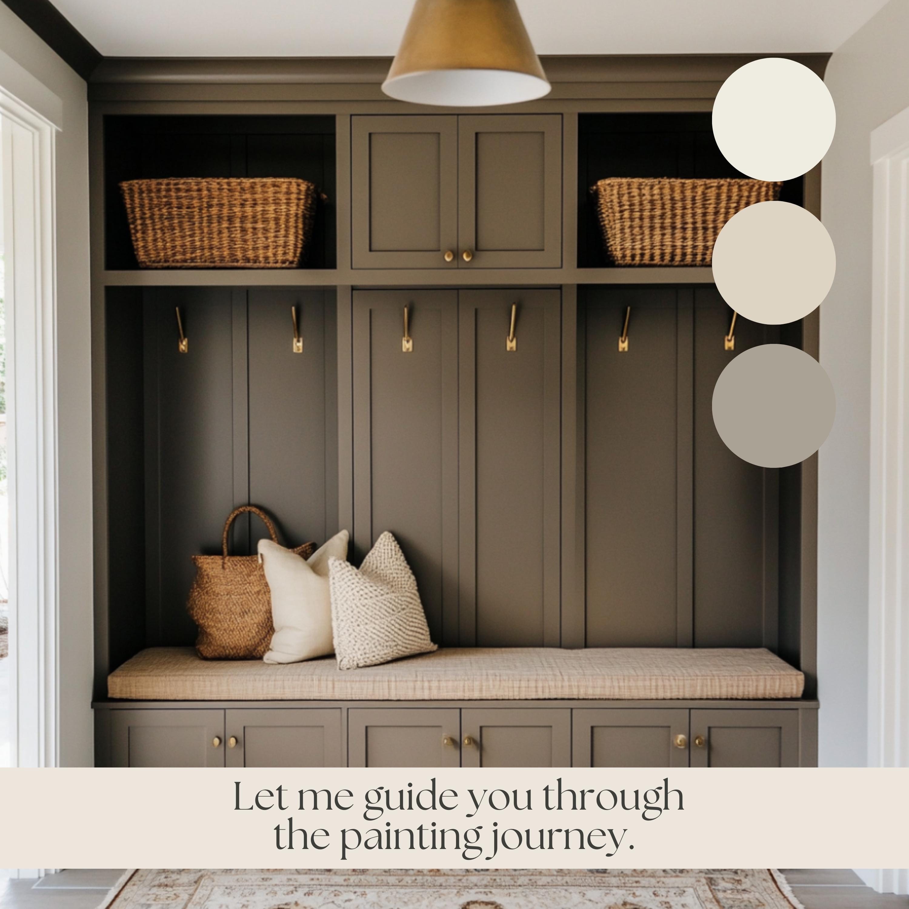 Earthy Tones Benjamin Moore Color Palette for Home Interiors Warm ...