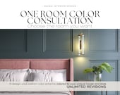 PAINT COLOR CONSULTATION Room color consultation Custom Color Palette Paint Consultation Paint color scheme best coordinating color idea