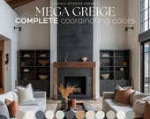 MEGA GREIGE color palette Sherwin Williams Color Palette whole house color palette Mega Greige Coordinating Paints for your whole house
