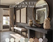 Benjamin Moore Color of the Year 2026 SILHOUETTE Whole House Paint Palette Complementary whole interior house color scheme design guide