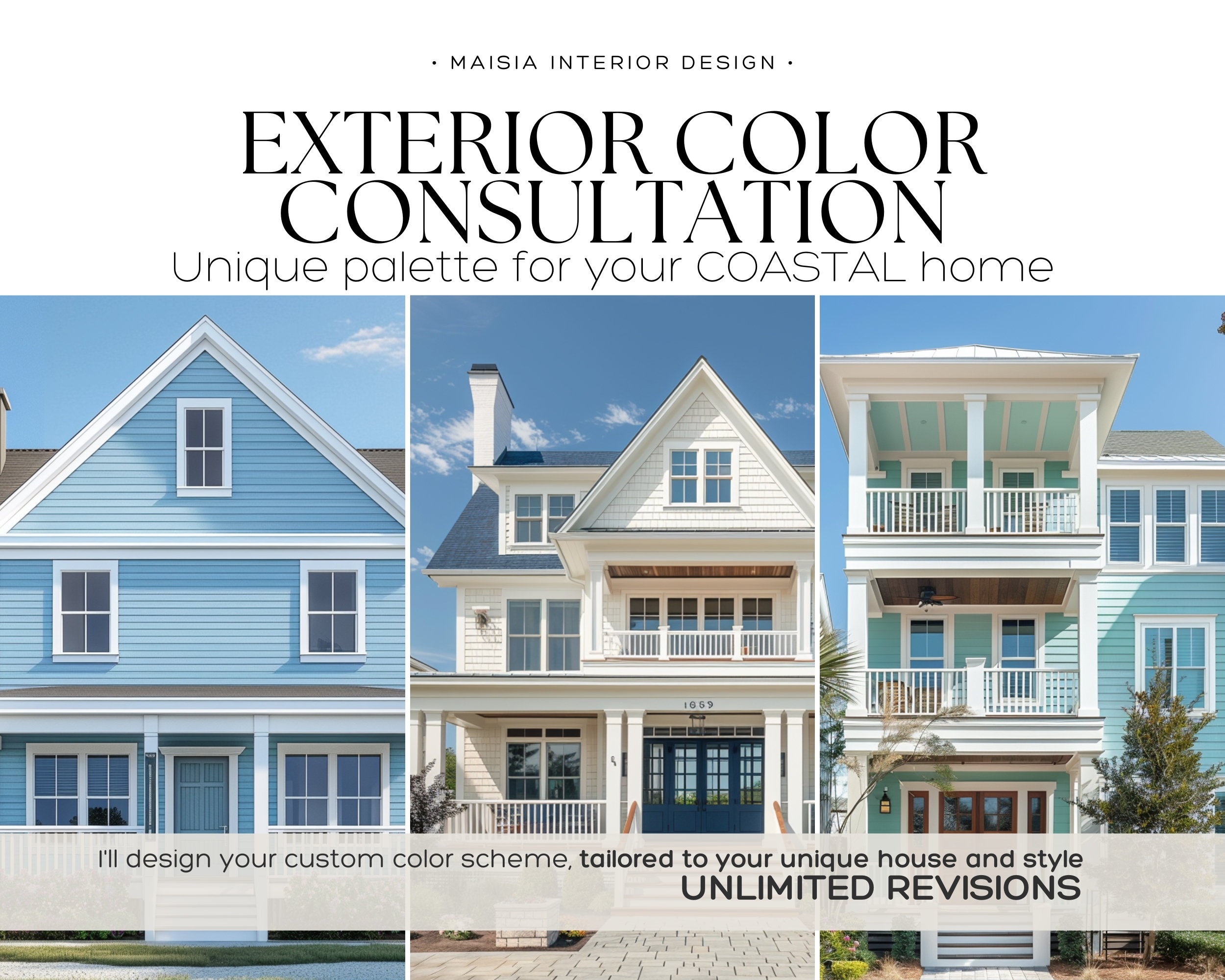 COASTAL EXTERIOR Paint Color CONSULTATION Exterior Paint Color ...