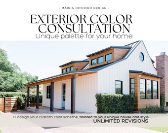 EXTERIOR Paint Color CONSULTATION Exterior paint color combinations Custom exterior paint palette best Exterior house colors scheme