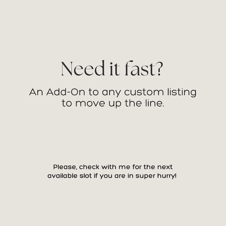 RUSH FEE - Expedite Your Project - Etsy