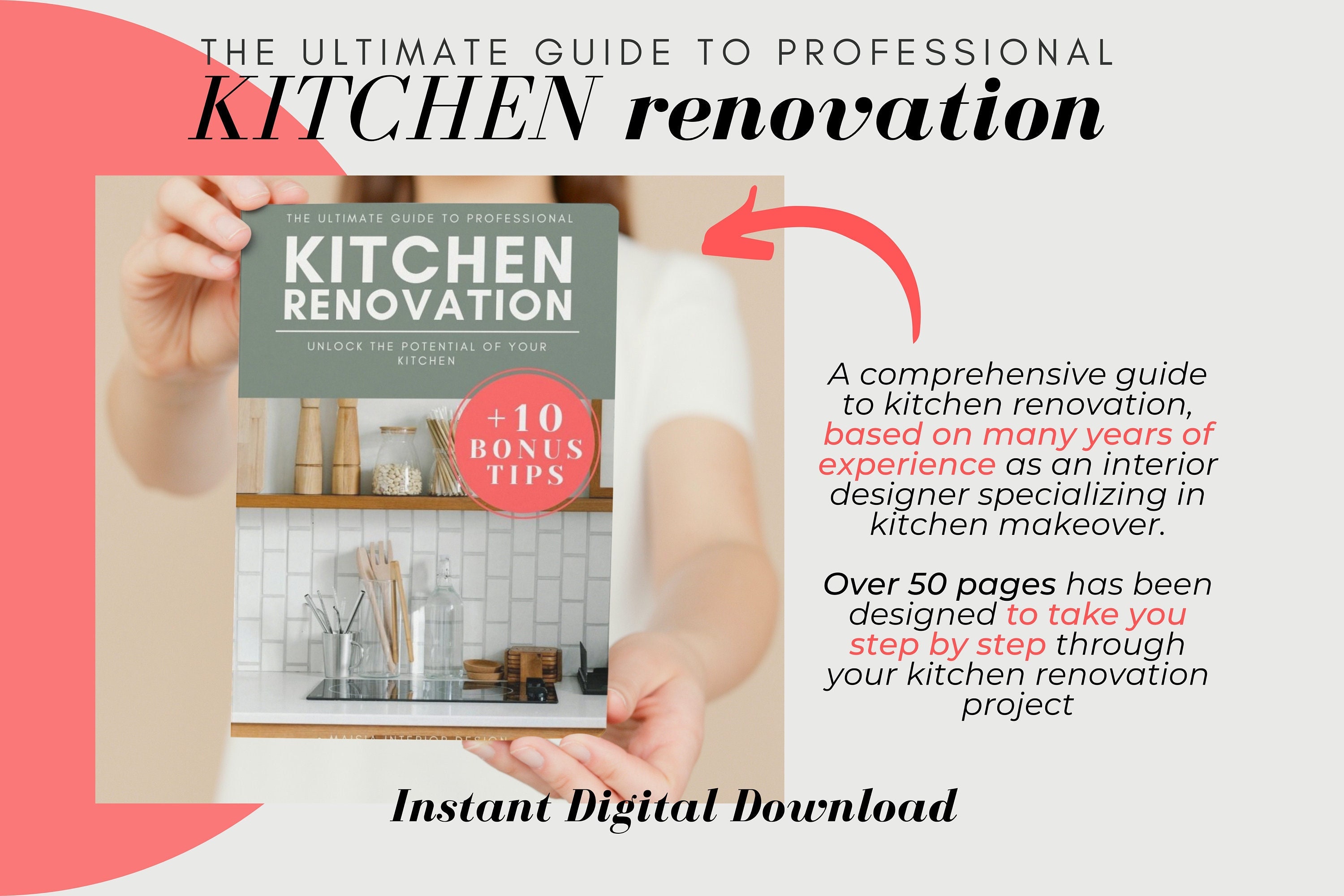 KITCHEN DESIGN GUIDE Kitchen Remodel Guide Kitchen Etsy