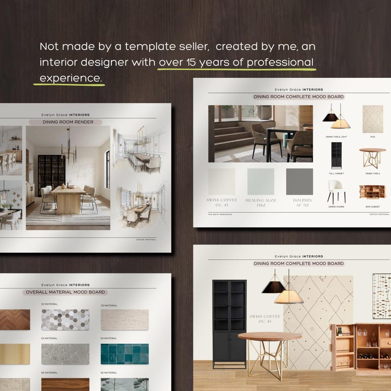 Interior Design Presentation, FF+E Bundle Canva, Interior Design ...