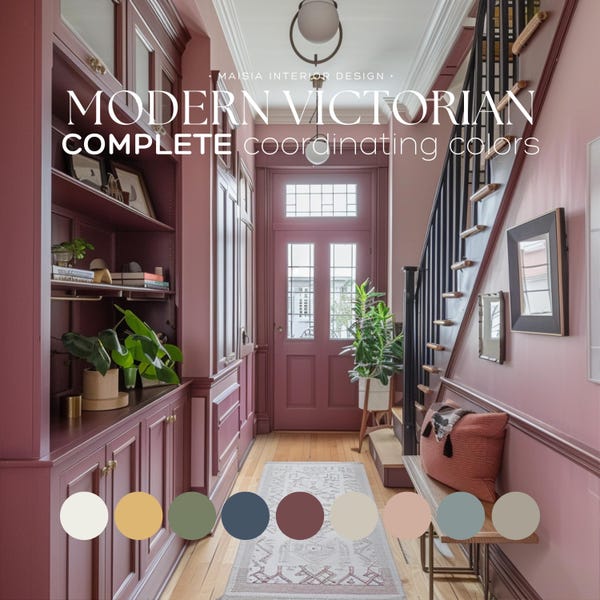 Best Historical Home Paint Color palette Benjamin Moore Modern Victorian Whole House Palette Traditional Home coordinating color scheme