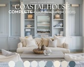 Sherwin Williams Paint Palette Modern Calm COASTAL Interior Paint Color Scheme Calm Neutral Beach color palette airy breezy paint color