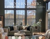 MODERN RUSTIC Sherwin Williams color palette whole house paint color rustic modern paint palette whole home palette idea coordinating color