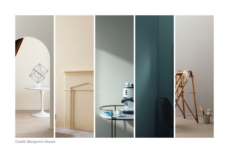 Lake House Color Scheme for Home, Benjamin Moore Color Palette, Paint Color Palette, Whole House
