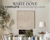 WHITE DOVE color palette Benjamin Moore Color Palette 2025 whole house paint palette White Dove Coordinating color paint color scheme