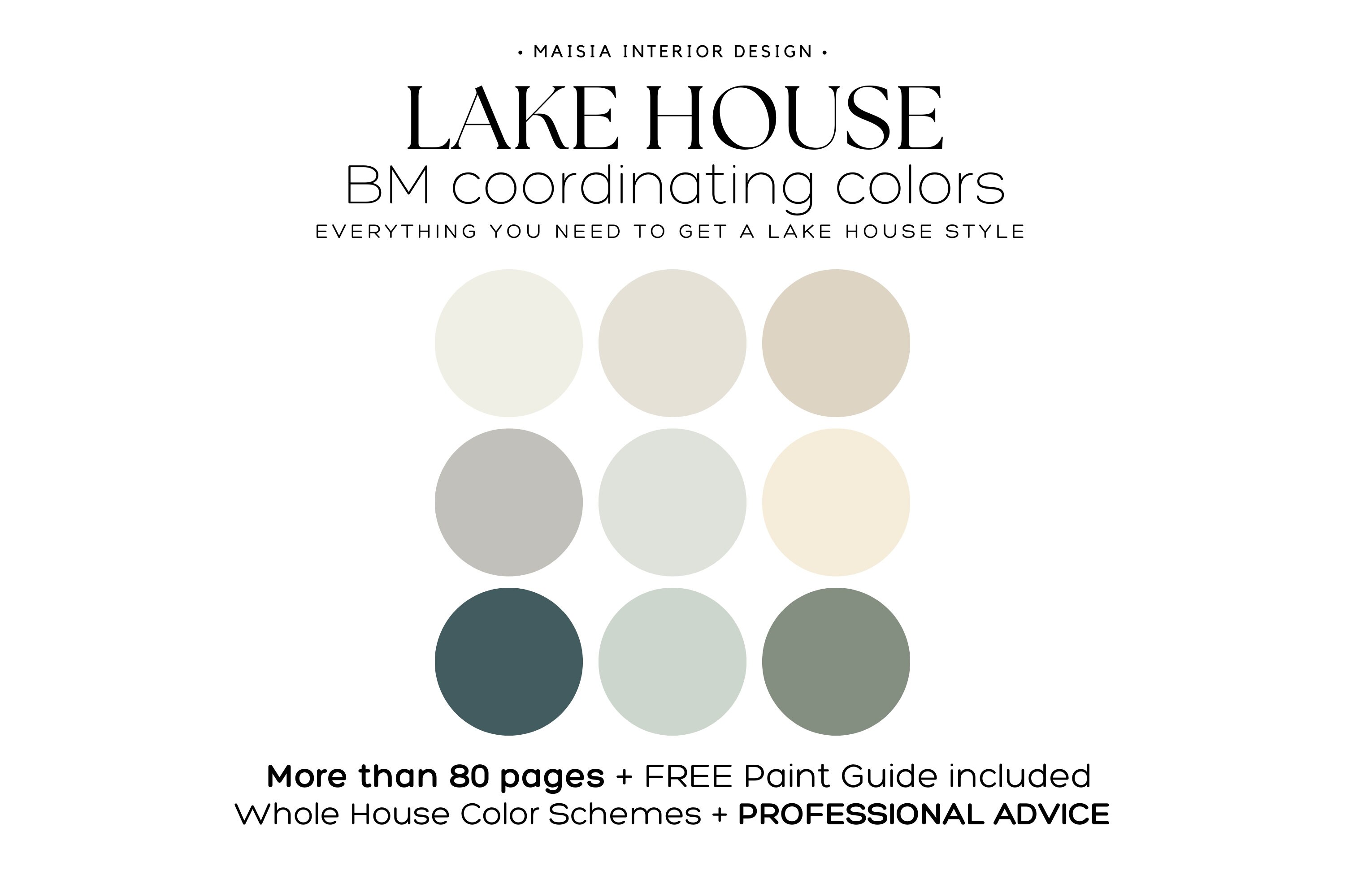 Benjamin Moore Color Palette Paint Color Palette Whole House Paint