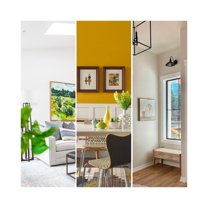 Sherwin Williams Color Palette MID CENTURY MODERN Paint - Etsy