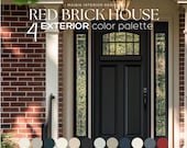 Sherwin Williams EXTERIOR Color Palette for RED BRICK Exterior Colors Red Brick Color Scheme Benjamin Moore red bricks best coordinating