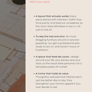 Furniture Layout Service | Custom Room Floor Plan to Scale | Personalized Interior Design Plan | Scaled Room Layout image 4