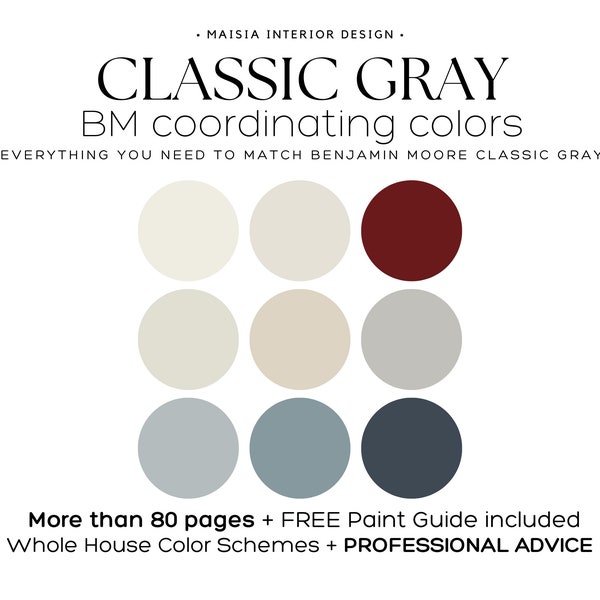 Edgecomb Gray Palette - Etsy
