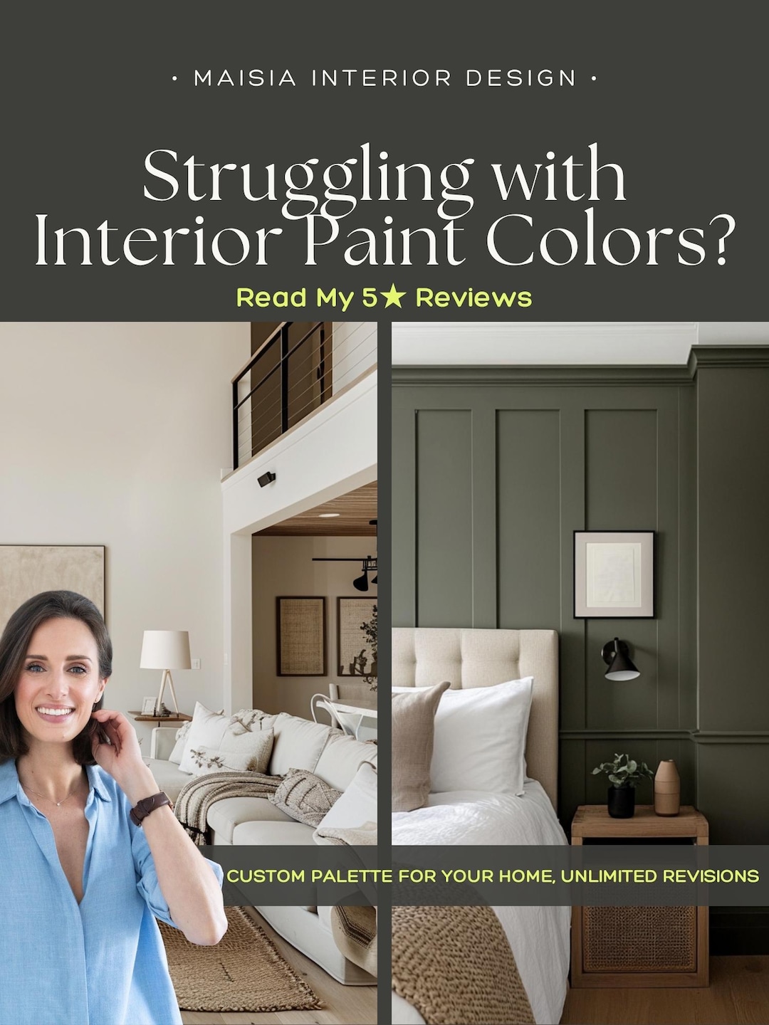 Whole House Paint Palette Interior Paint Colors for Home Custom House ...
