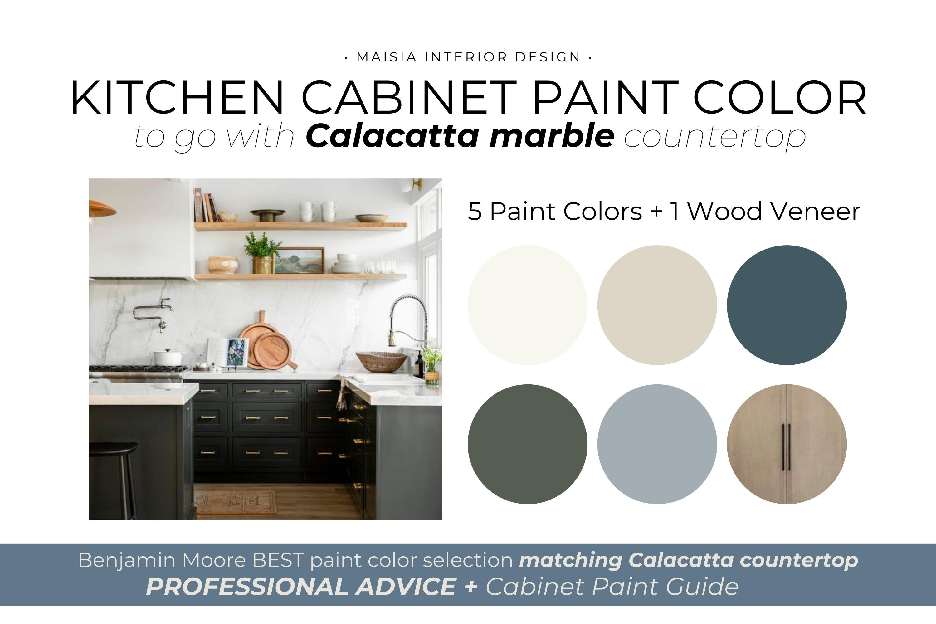 KITCHEN Paint Color Palette Goes With CALACATTA Etsy