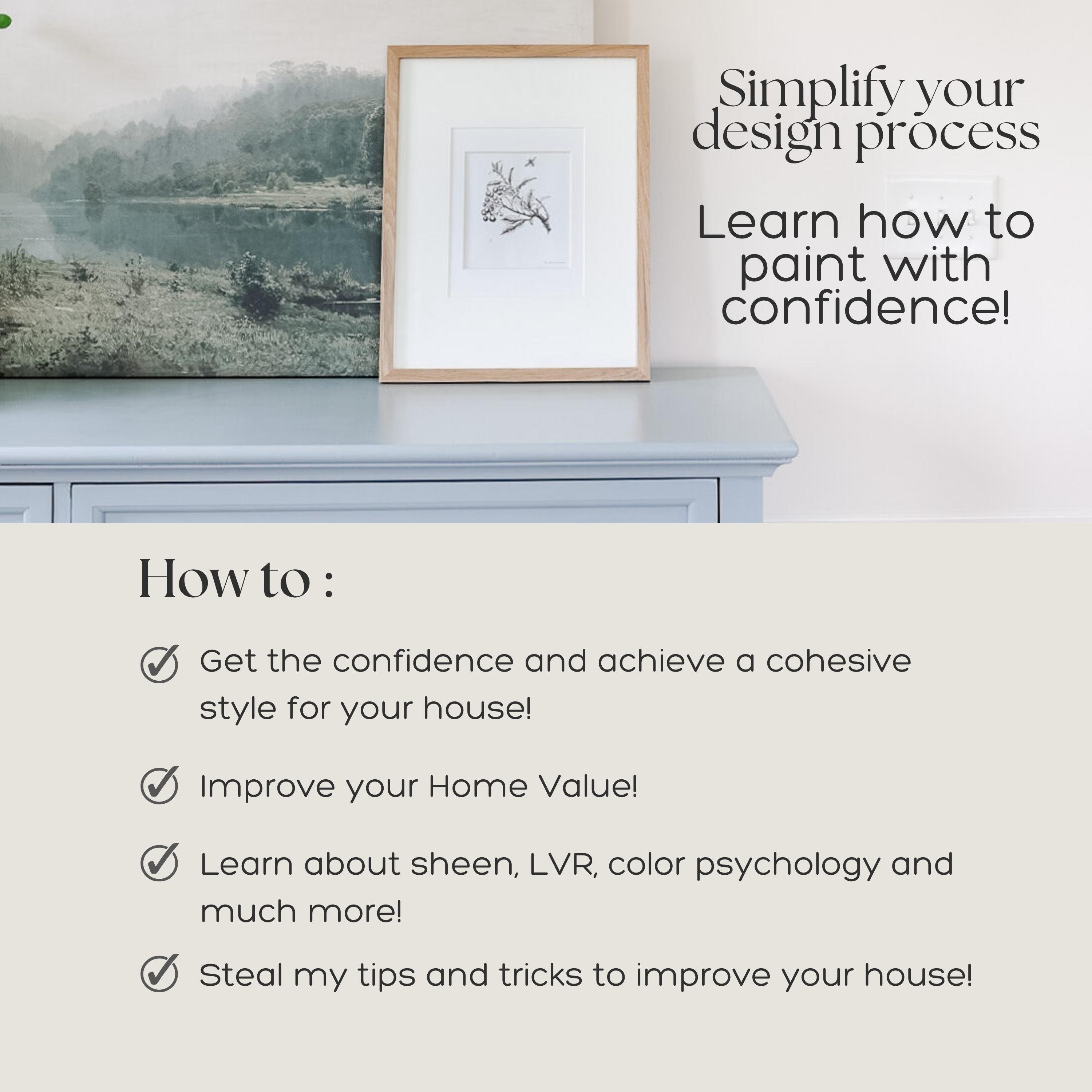 Whole House Paint Palette, BENJAMIN MOORE Color Palette, Paint Color