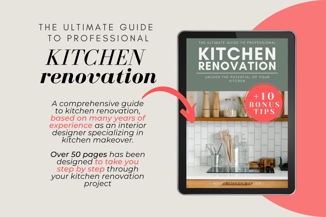 KITCHEN DESIGN GUIDE Kitchen Remodel Guide Kitchen Etsy
